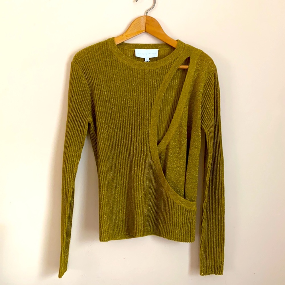 Michelle Mason-Asymmetrical Layered Sweater - Picture 3 of 8